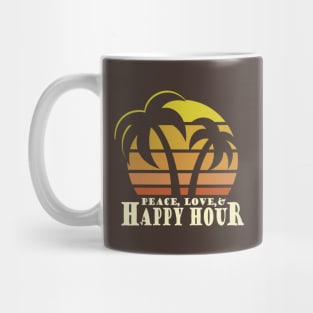 Peace Love Happy Hour Mug